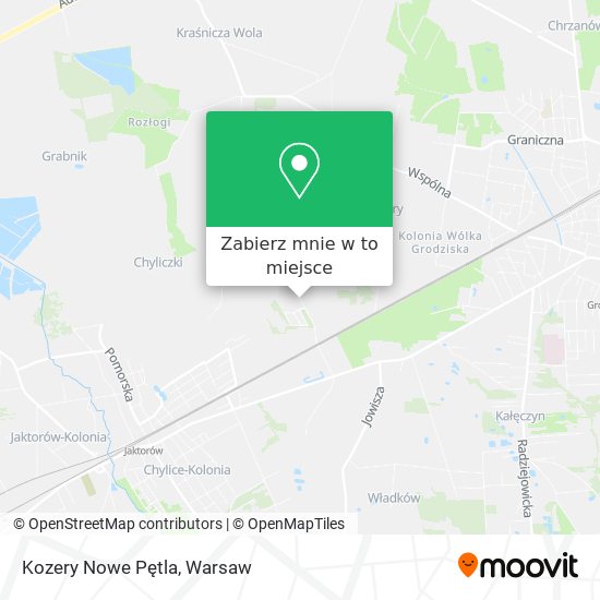 Mapa Kozery Nowe Pętla