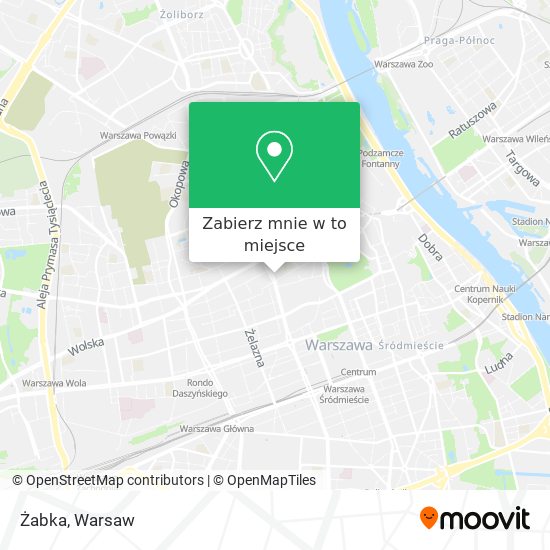 Mapa Żabka