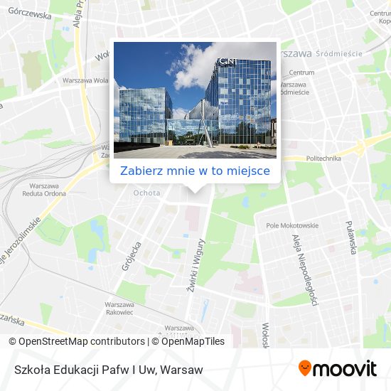 Mapa Szkoła Edukacji Pafw I Uw