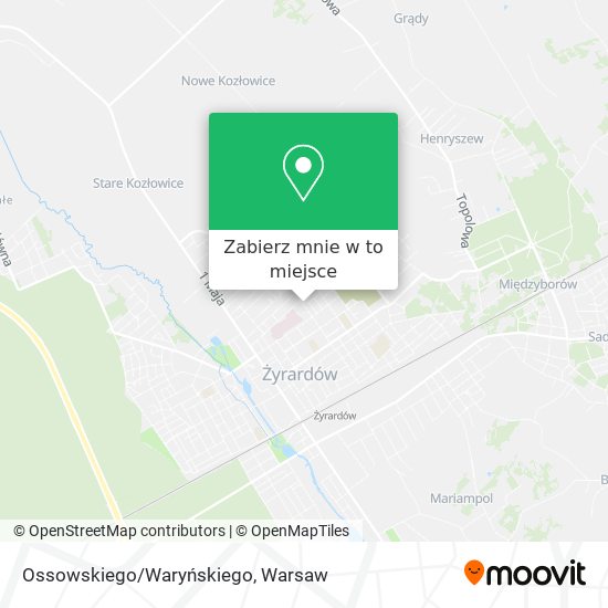 Mapa Ossowskiego/Waryńskiego