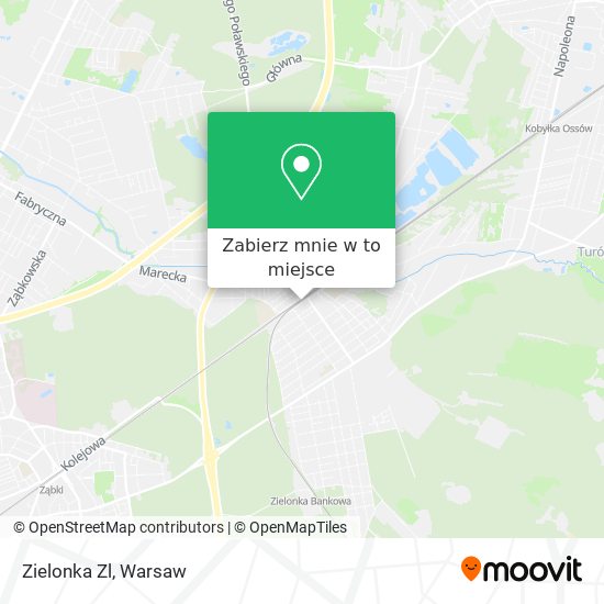 Mapa Zielonka Zl