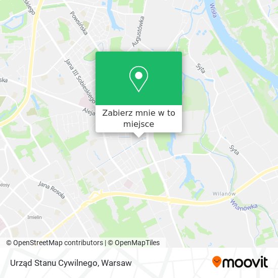 Mapa Urząd Stanu Cywilnego