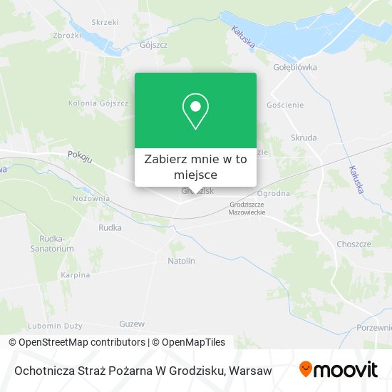 Mapa Ochotnicza Straż Pożarna W Grodzisku