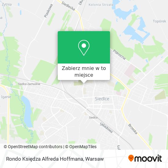 Mapa Rondo Księdza Alfreda Hoffmana