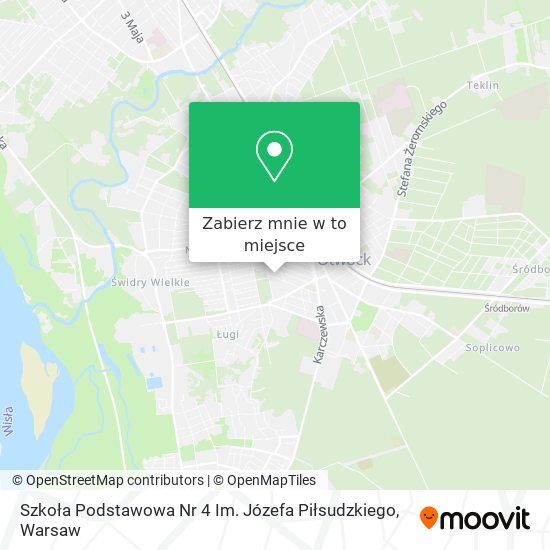 Mapa Szkoła Podstawowa Nr 4 Im. Józefa Piłsudzkiego