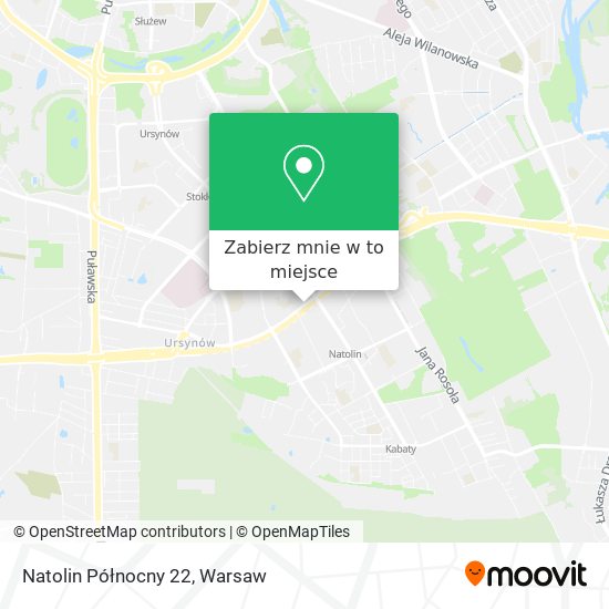 Mapa Natolin Północny 22