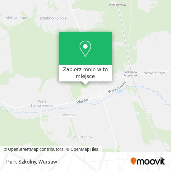 Mapa Park Szkolny