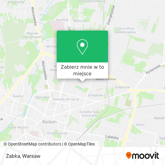 Mapa Żabka