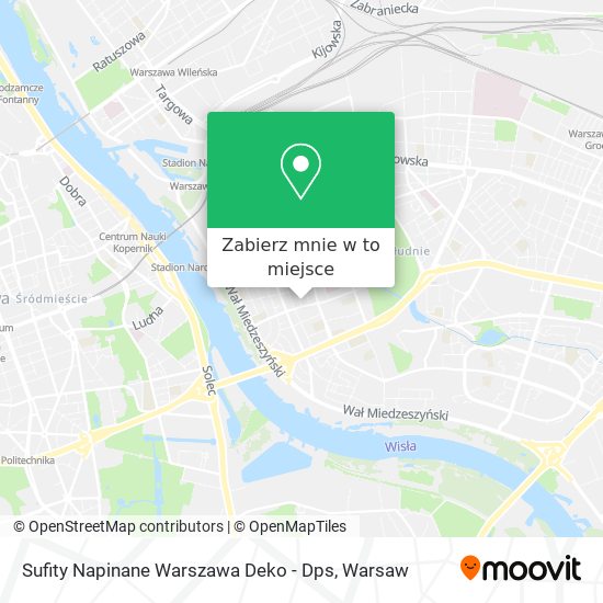 Mapa Sufity Napinane Warszawa Deko - Dps