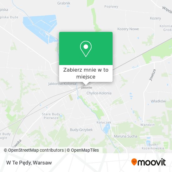 Mapa W Te Pędy