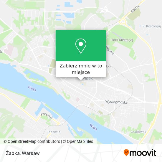 Mapa Żabka