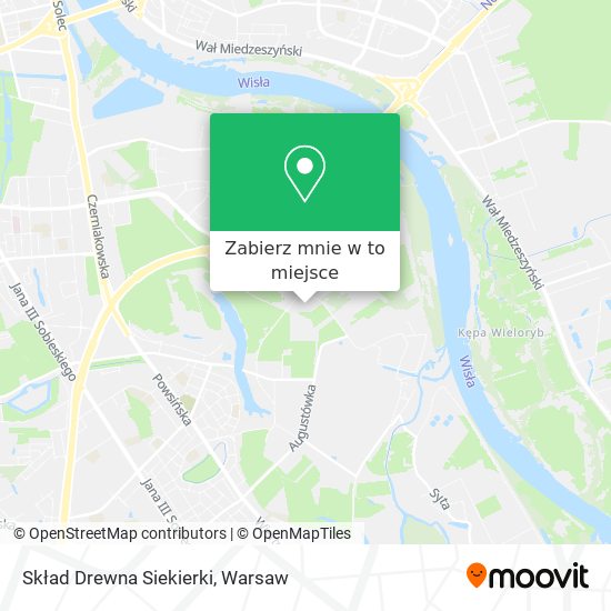 Mapa Skład Drewna Siekierki