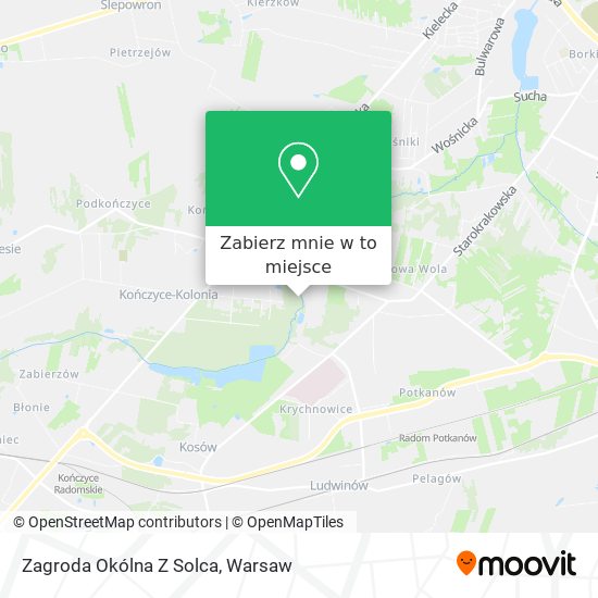 Mapa Zagroda Okólna Z Solca