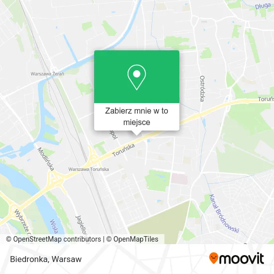 Mapa Biedronka