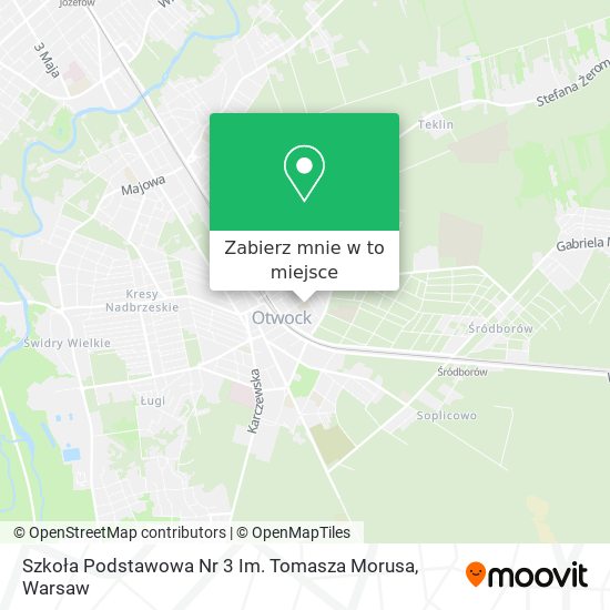 Mapa Szkoła Podstawowa Nr 3 Im. Tomasza Morusa