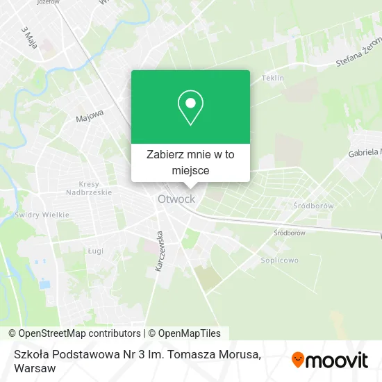 Mapa Szkoła Podstawowa Nr 3 Im. Tomasza Morusa
