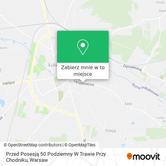 Mapa Przed Posesją 50 Podziemny W Trawie Przy Chodniku