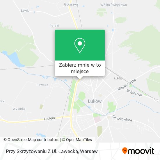 Mapa Przy Skrzyżowaniu Z Ul. Ławecką