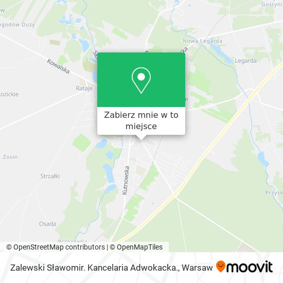 Mapa Zalewski Sławomir. Kancelaria Adwokacka.