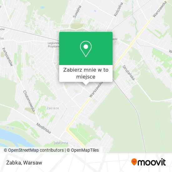 Mapa Żabka