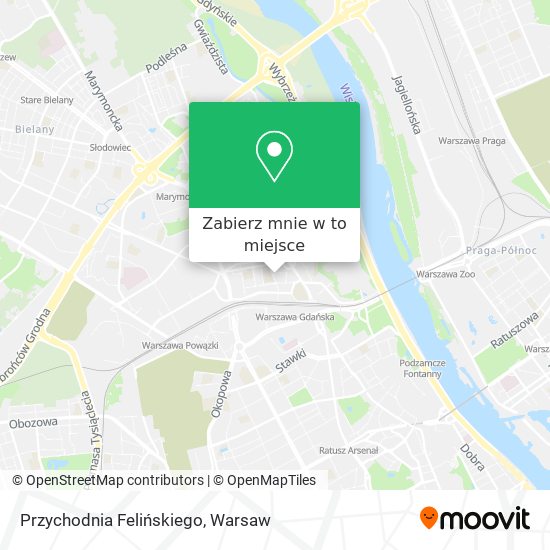 Mapa Przychodnia Felińskiego