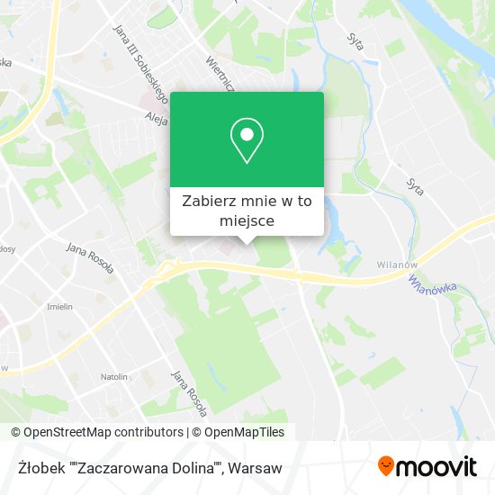 Mapa Żłobek ""Zaczarowana Dolina""