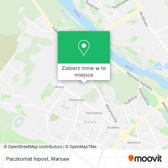 Mapa Paczkomat Inpost