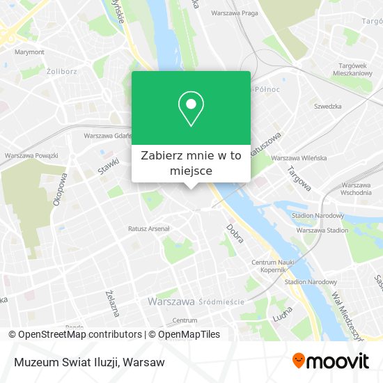 Mapa Muzeum Swiat Iluzji