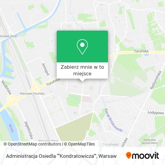 Mapa Administracja Osiedla ""Kondratowicza""