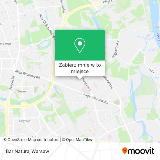 Bar Natura w Warsaw (Autobus, Metro lub Tramwaj): Przewodnik po transporcie  publicznym?