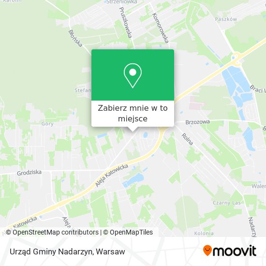 Mapa Urząd Gminy Nadarzyn