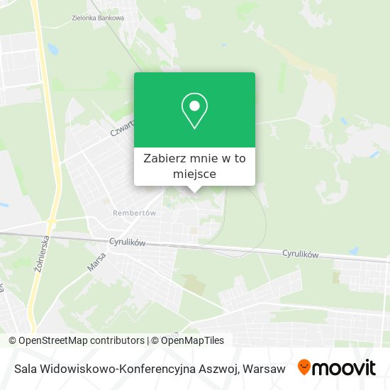 Mapa Sala Widowiskowo-Konferencyjna Aszwoj