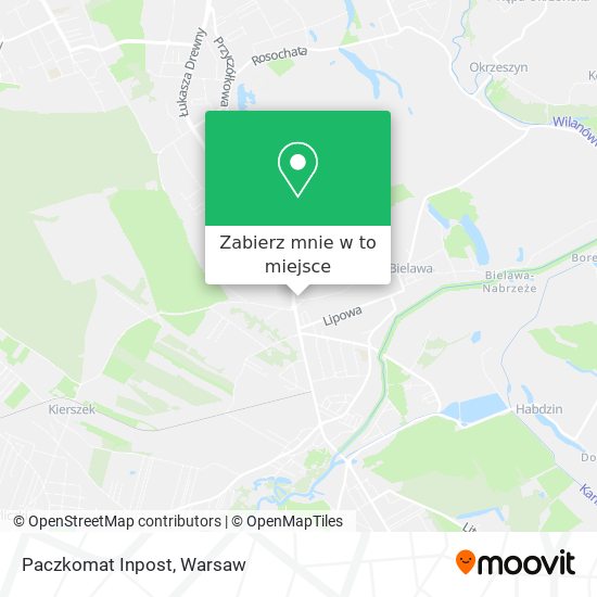 Mapa Paczkomat Inpost