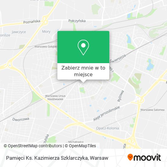 Mapa Pamięci Ks. Kazimierza Szklarczyka