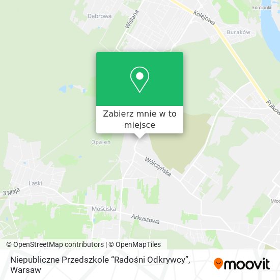 Mapa Niepubliczne Przedszkole “Radośni Odkrywcy”