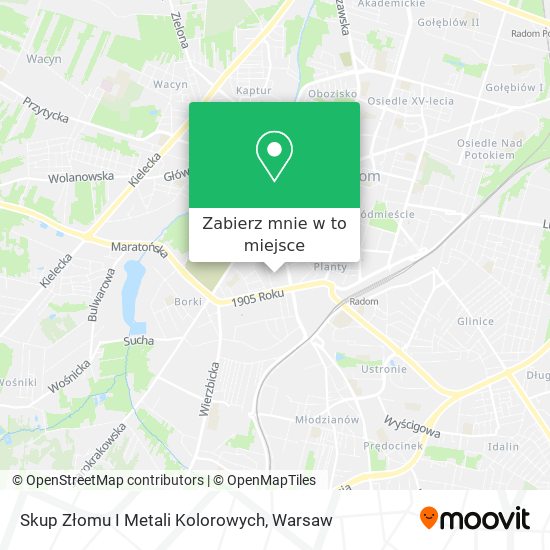 Mapa Skup Złomu I Metali Kolorowych