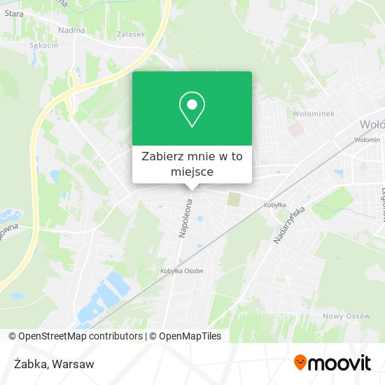 Mapa Żabka