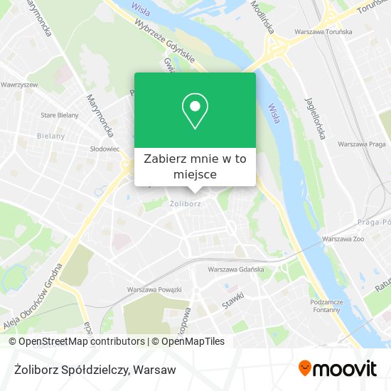 Mapa Żoliborz Spółdzielczy