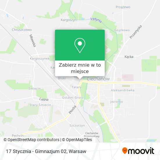 Mapa 17 Stycznia - Gimnazjum 02