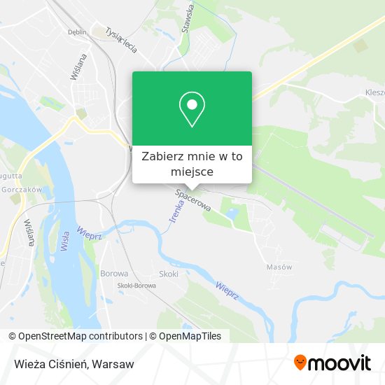 Mapa Wieża Ciśnień