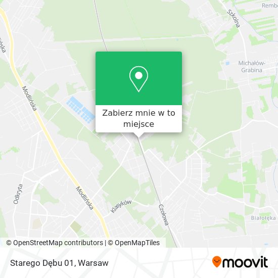 Mapa Starego Dębu 01