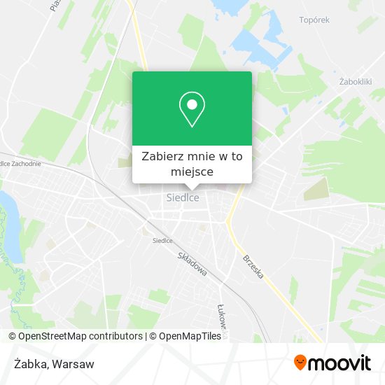 Mapa Żabka