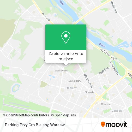 Mapa Parking Przy Crs Bielany