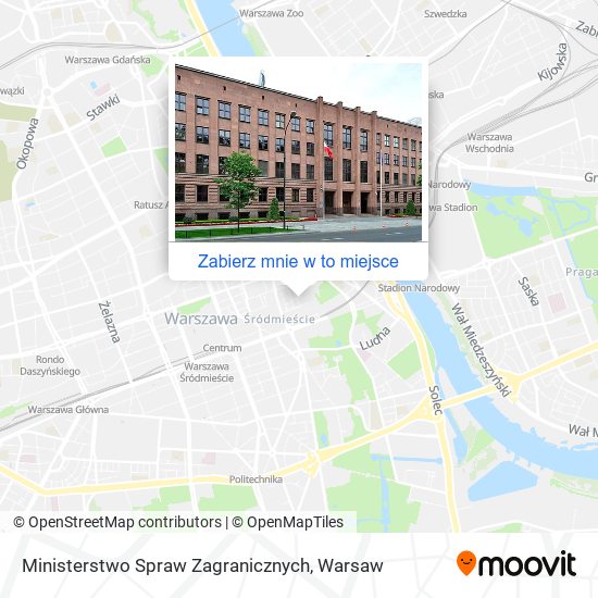 Mapa Ministerstwo Spraw Zagranicznych