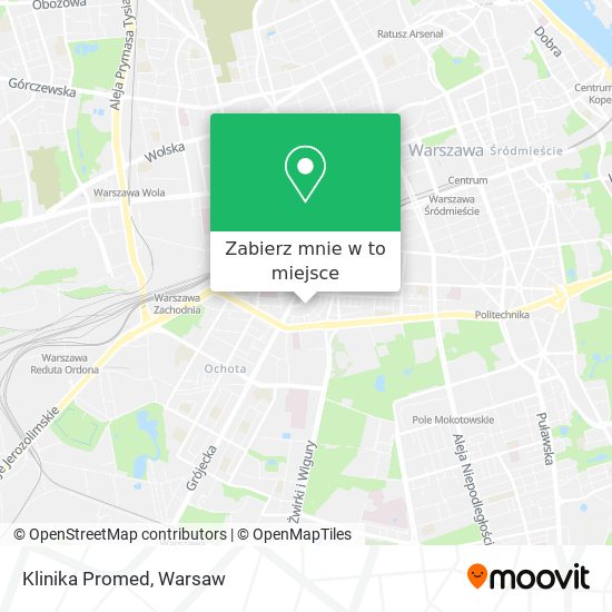 Mapa Klinika Promed