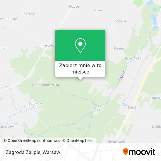 Mapa Zagroda Zalipie