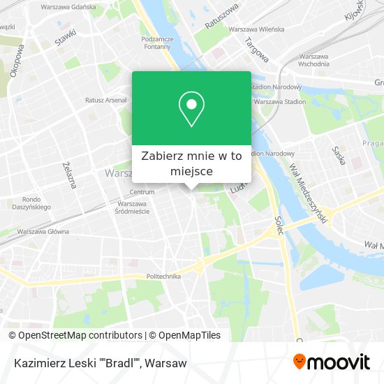 Mapa Kazimierz Leski ""Bradl""