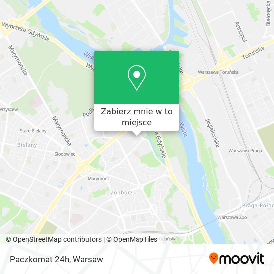 Mapa Paczkomat 24h