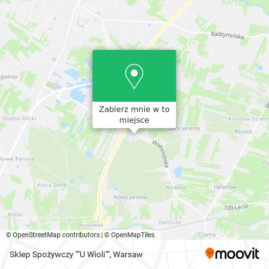 Mapa Sklep Spożywczy ""U Wioli""