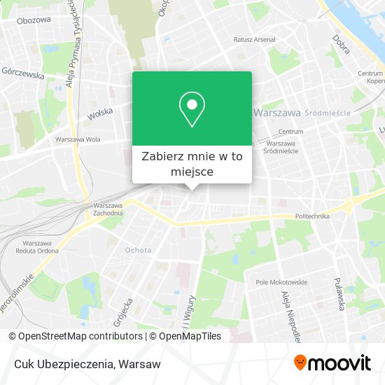 Mapa Cuk Ubezpieczenia